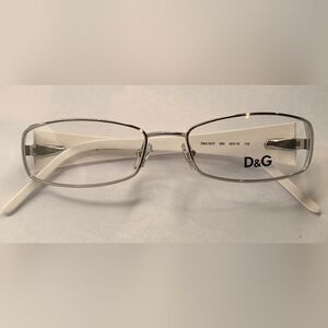 D&G Silver Eyeglasses Frame